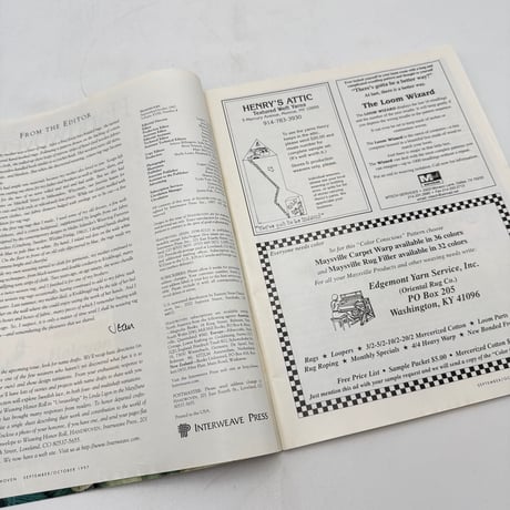 【F1_212】Handwoven  September/October 1997  /INTERWEAVE PRESS