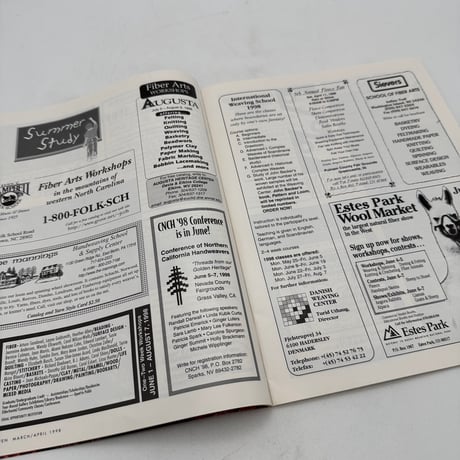 【F1_171】Handwoven March/April 1998  /INTERWEAVE PRESS