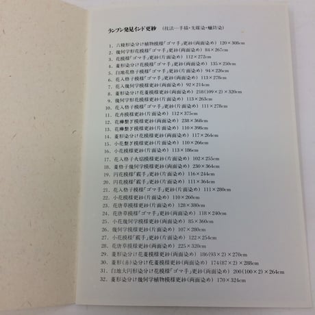 【B098】スマトラ・ランプン 発見の インド更紗展　1993年
