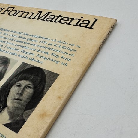 【F1_282】Färg Form Material - Studieplan till Stora vävboken /Laila Lundel /ICA bokförlag