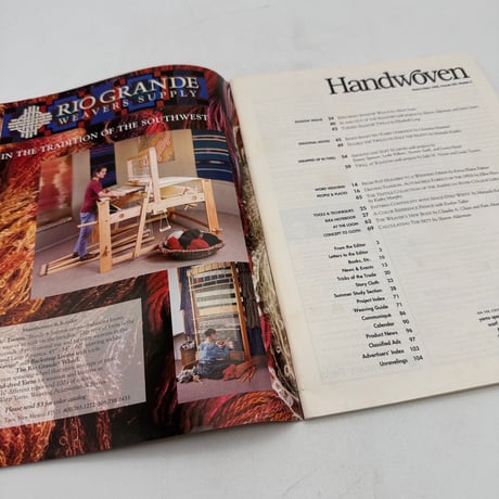 【F1_171】Handwoven March/April 1998  /INTERWEAVE PRESS