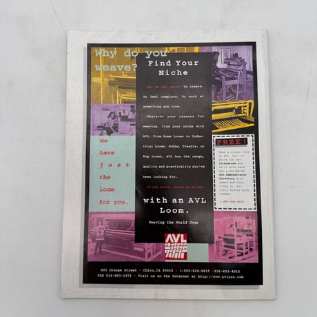 【F1_171】Handwoven March/April 1998  /INTERWEAVE PRESS