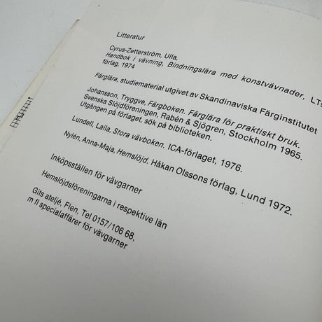 【F1_276】Väv i Rosengång och Munkabälte /Anna-Stina Nilsson, Christina Johnsson-Godet /ICA bokförlag