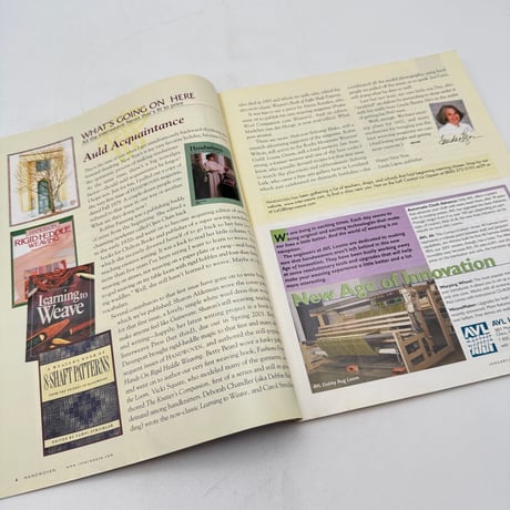 【F1_211】Handwoven January/February 2002  /INTERWEAVE PRESS