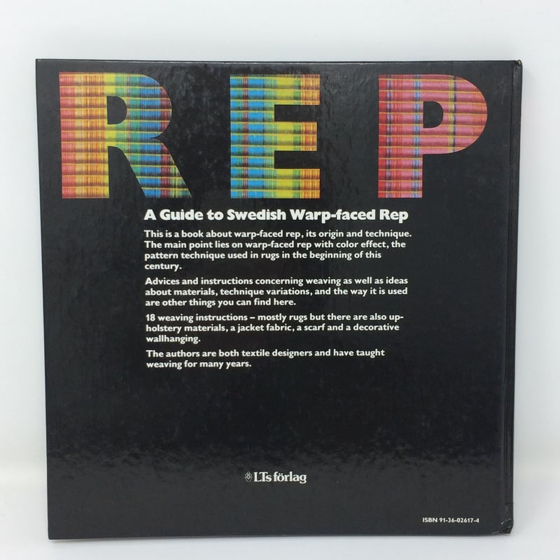 古本】B239 希少 絶版 Rep Guide Swedish Warp Faced / 古本】B239 希少 絶版 Rep Guide Swedish Warp Faced /