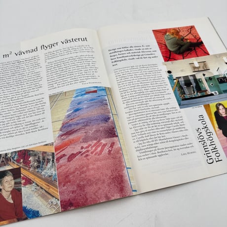 【F1_109】VAV MAGASINET nr 3:2002 /Scandinavian Weaving Magazine  /Scandinavian Weaving Magazine
