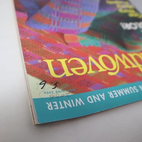 【古本】B2_222　HANDWOVEN May / June 2006
