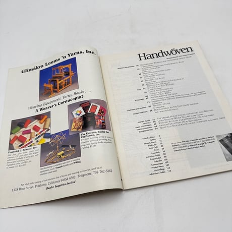 【F1_205】Handwoven November/December 1994  /INTERWEAVE PRESS