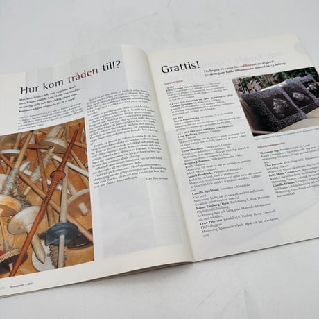 【F1_111】VAV MAGASINET nr 1:2002 /Scandinavian Weaving Magazine  /Scandinavian Weaving Magazine 英訳付