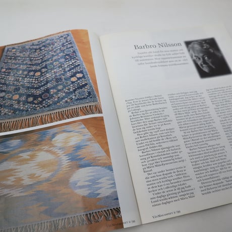 【古本】B2_264　Vav Magasinet　VÄVMAGASINET NR2 1999　和訳・英訳小冊子付