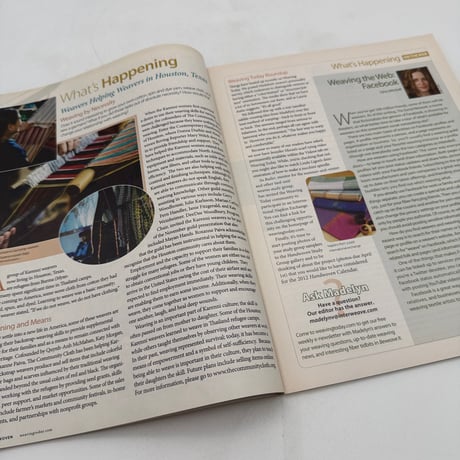 【F1_154】Handwoven January/February 2011  /INTERWEAVE PRESS