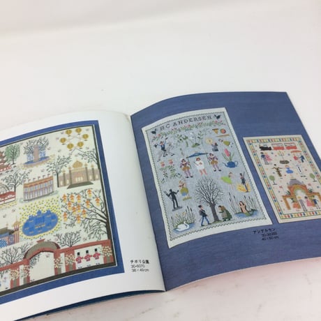 【古本】B225   デンマーク花の刺繍展　FLORA DANJCA 1985
