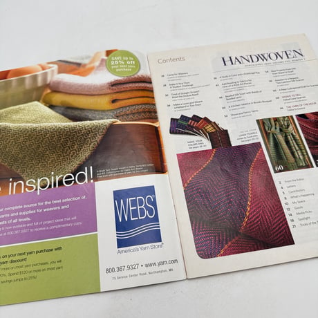 【F1_248】Handwoven March/April 2009  /INTERWEAVE PRESS
