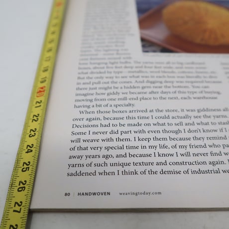 【古本】B2_243　HANDWOVEN September / October 2010