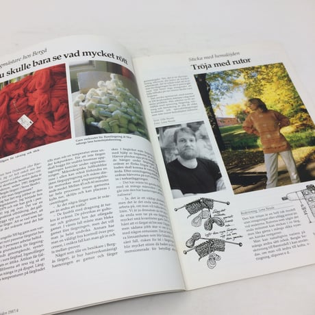 【古本】B211   Hemslöjden  Magazine  1987/3