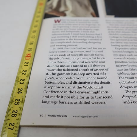 【古本】B2_248　HANDWOVEN September / October 2011