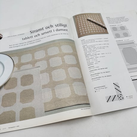 【F1_111】VAV MAGASINET nr 1:2002 /Scandinavian Weaving Magazine  /Scandinavian Weaving Magazine 英訳付