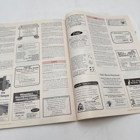 【F1_187】Handwoven January/February 2003  /INTERWEAVE PRESS