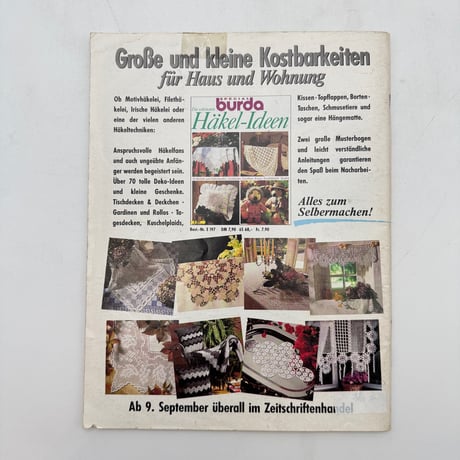 【F1_097】SPECIAL bluda Groβes strickmusterheft 19/92 /Aenne Burda GmbH & Co.