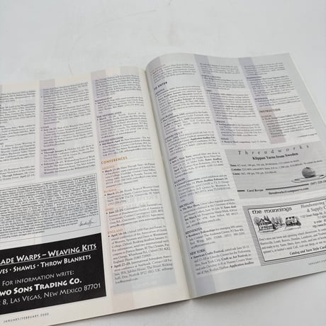 【F1_194】Handwoven January/February 2000  /INTERWEAVE PRESS
