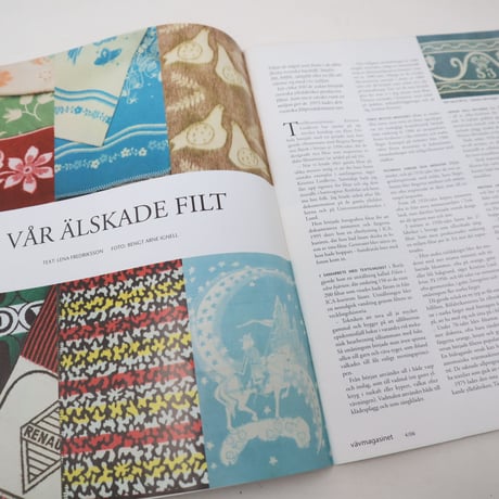 【古本】B2_123　Vav Magasinet　VÄVMAGASINET NR4 2006  日本語訳小冊子付