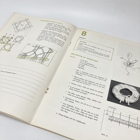 【B6_039】12 lektioner i knyppling /Kristina Malmberg