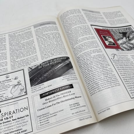 【F1_198】Handwoven March/April 1994  /INTERWEAVE PRESS