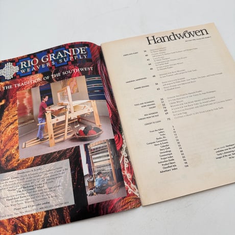【F1_185】Handwoven May/June 1996  /INTERWEAVE PRESS