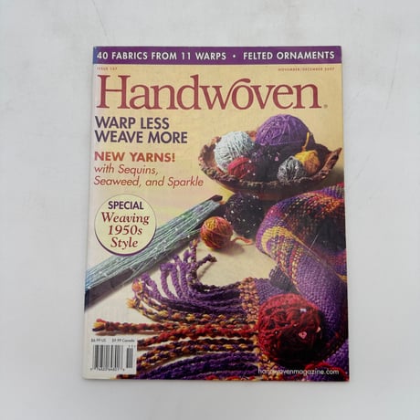【F1_157】Handwoven November/Dicember 2007  /INTERWEAVE PRESS