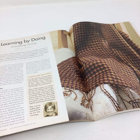 【古本】B268      HANDWOVEN　January / february 2006
