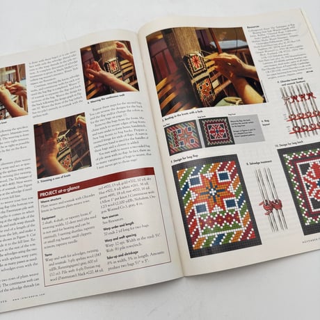 【F1_203】Handwoven November/December 2001  /INTERWEAVE PRESS