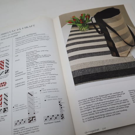【古本】B2_124　Vav Magasinet　VÄVMAGASINET NR2 2007 日本語訳小冊子付