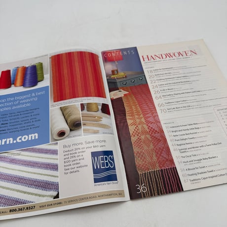 【F1_164】Handwoven January/February 2015  /INTERWEAVE PRESS