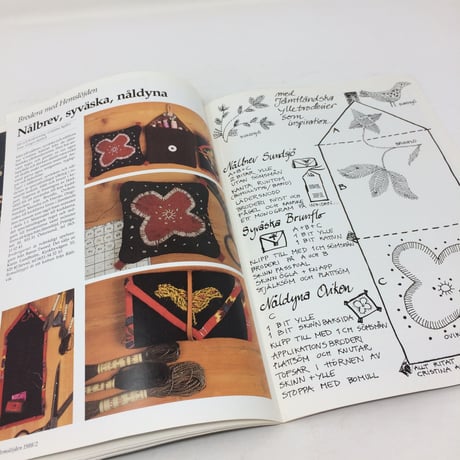 【古本】B213   Hemslöjden  Magazine  1988/2
