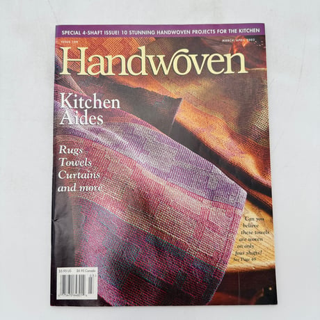 【F1_218】Handwoven March/April 2002  /INTERWEAVE PRESS