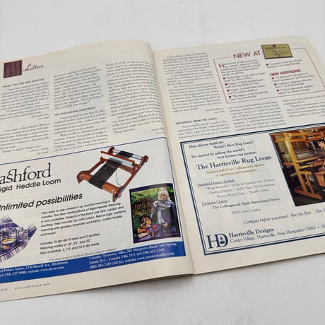【F1_182】Handwoven November/Dicember 2002  /INTERWEAVE PRESS