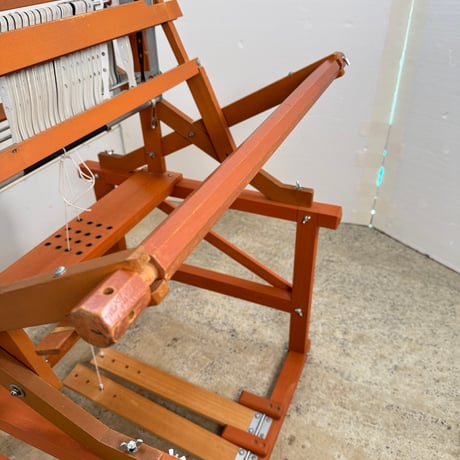 【A219】<おりひめ工房> おりひめ手織機 織幅40cm  踏板2枚  綜絖2枚