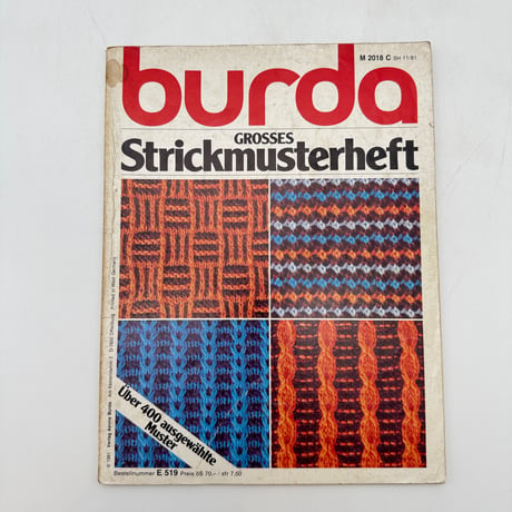 【F1_089】burda 11/81 GROSSES Strickmusterheft /Aenne Burda GmbH & Co.