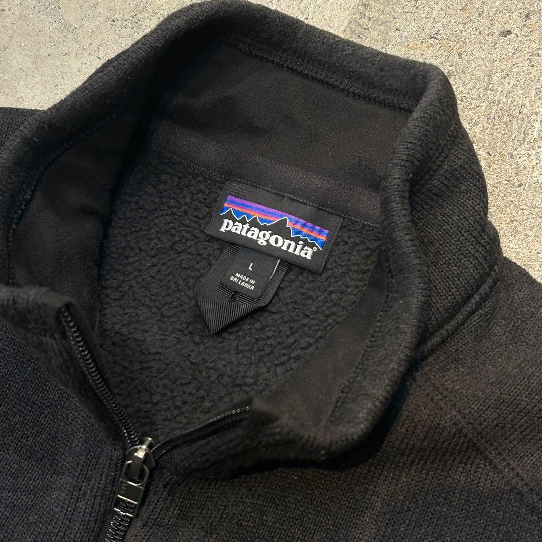 古着 PATAGONIA パタゴニア ベターセーター フリース ベスト L 黒