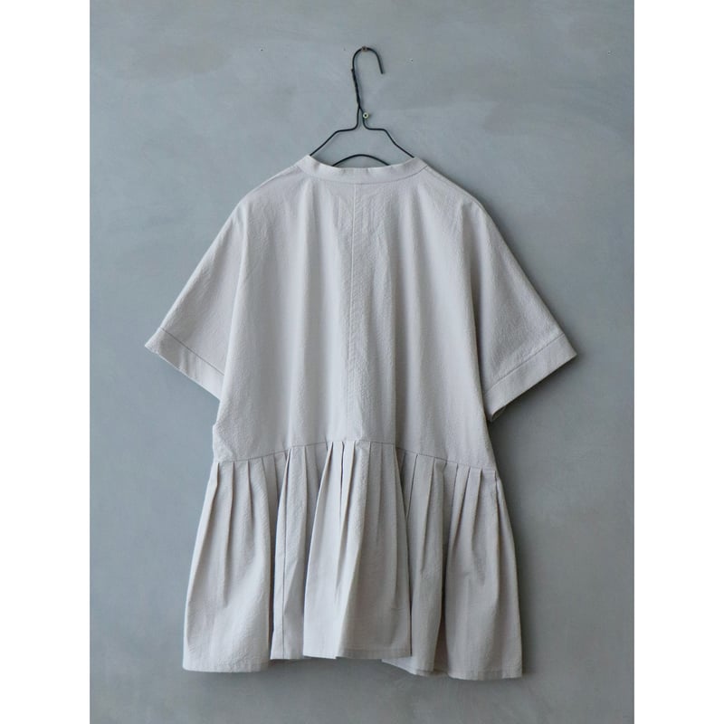 J6206 新品 バグッタ シアサッカーシャツ ホワイト 42/16.5 コンパクト  