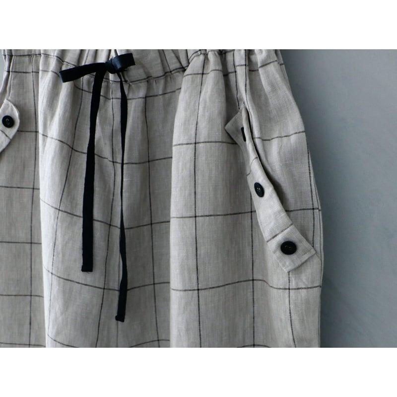 lacquer&c コットンリネンパンツ 46 ベージュ TOKYO BASIC パンツレディース レディース コットン100