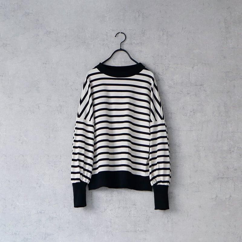 MAGALI ハイゲージコットン バスクボーダーカットソー MAGALI｜ハイゲージコットン バスクボーダーカットソー - くらすこと