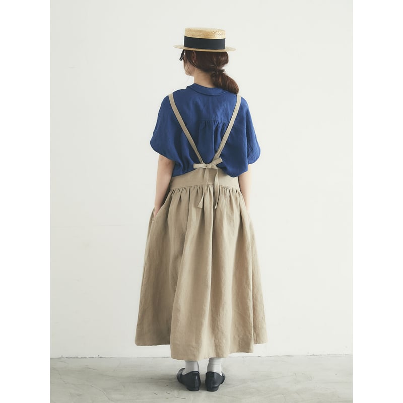 curensolovyリネンサスペンダースカート Curensology（カレンソロジー）の「Curensology(カレンソロジー