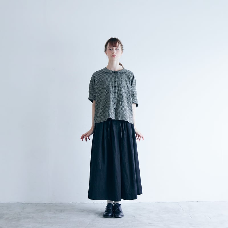 ［未使用］J.PRESS BEZ コットンリネン ギンガム ブラウス J.PRESS LADIES - J.PRESS BEZ コットンリネン ギンガム