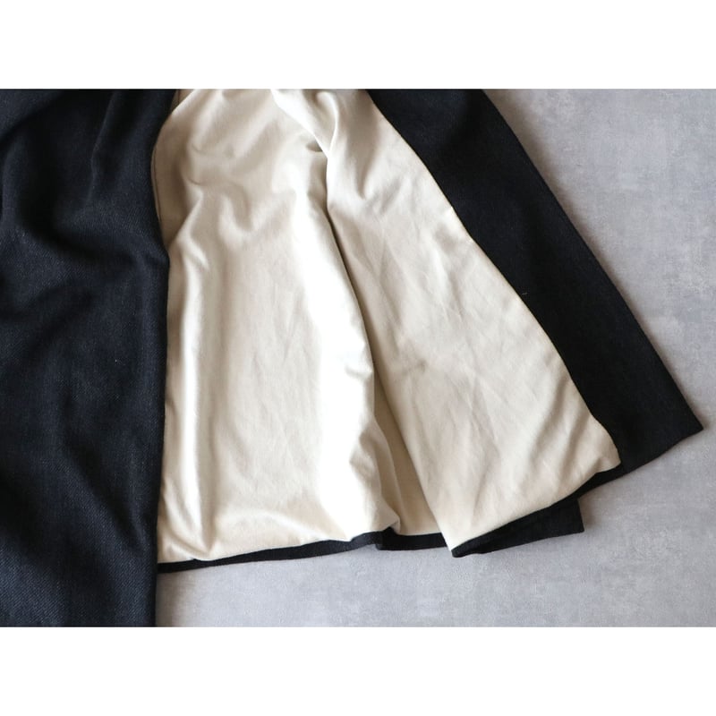 MAGALI マガリ　メランジウールノーカラータックコート fit=scale-down,w=1200