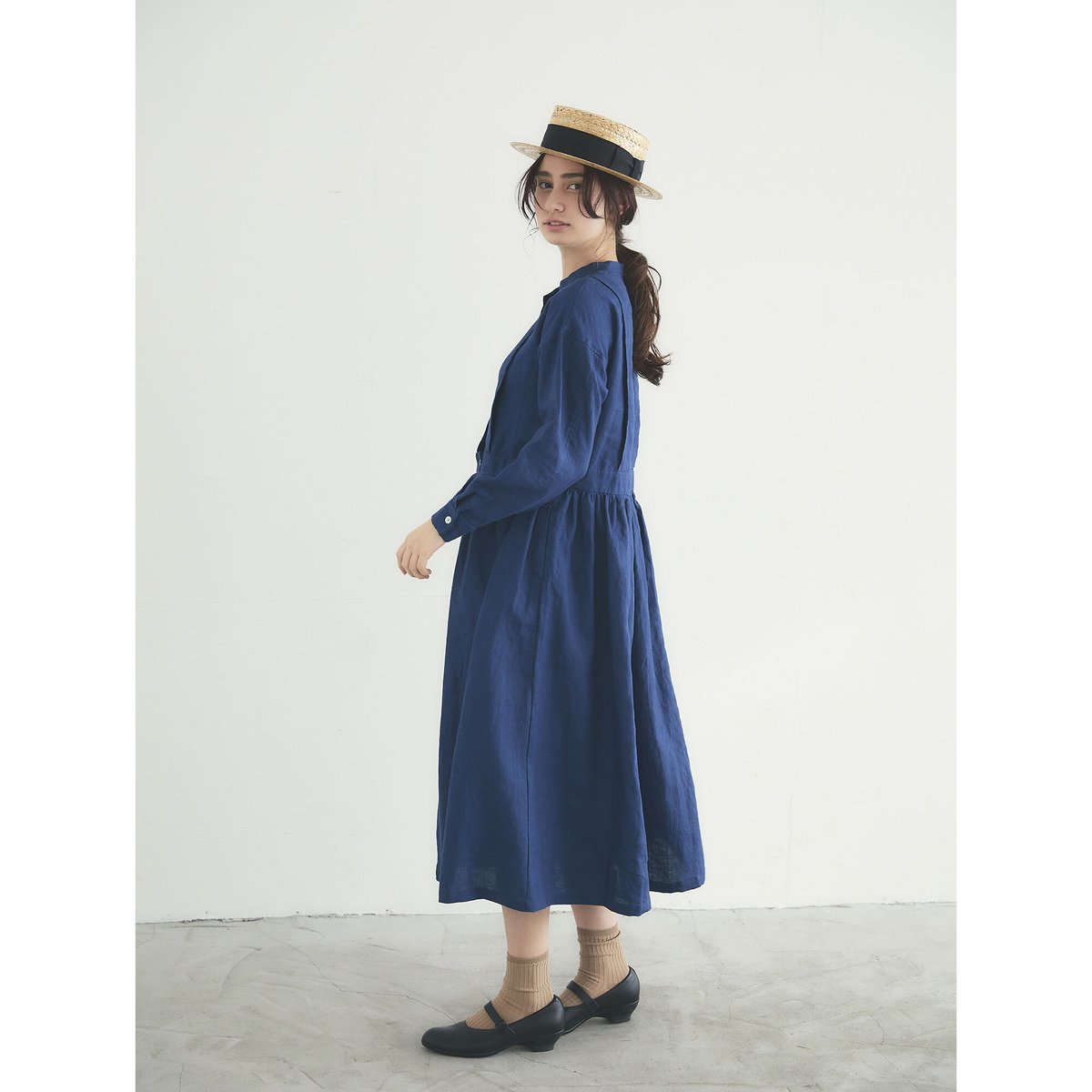 希少❗️dosa ドーサ カディコットン 長袖ワンピース サイズ2