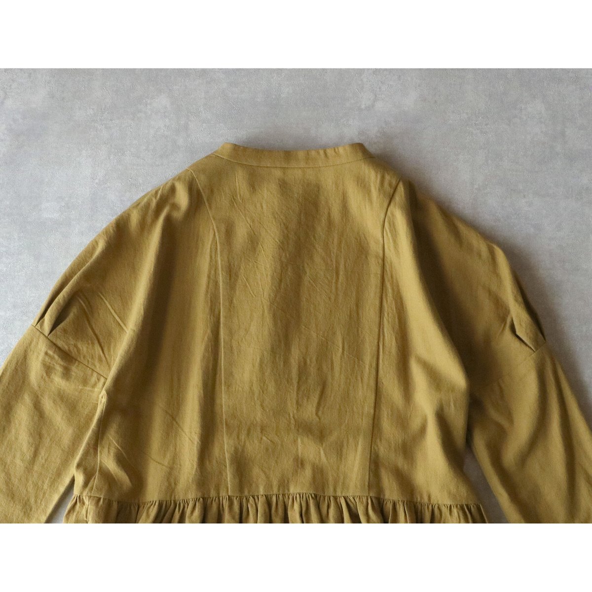 【タグ付新品】MAGALI 東炊きコットンビエラ クラシックワンピース 東炊きコットンビエラ・クラシック・ワンピース／カーマイン