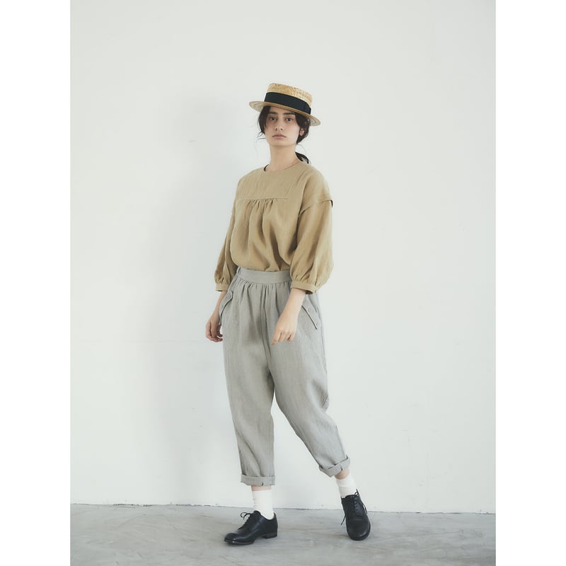 TFW49 ブルーグレー 折り返しデザインパンツ TFW49】 COMBINATION ACTIVE PANTS T072410023 Roots｜岡山市の