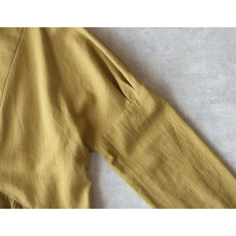 【タグ付新品】MAGALI 東炊きコットンビエラ クラシックワンピース 東炊きコットンビエラ・クラシック・ワンピース／ブラック