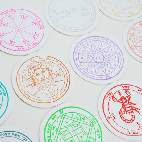 ART MAGICK KIT【THE PENTACLES OF SOLOMON】単品各種 / お得な１箱12枚護符セット